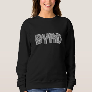 Byrd Naam Familie Retro 70s 80s Stripe Trui