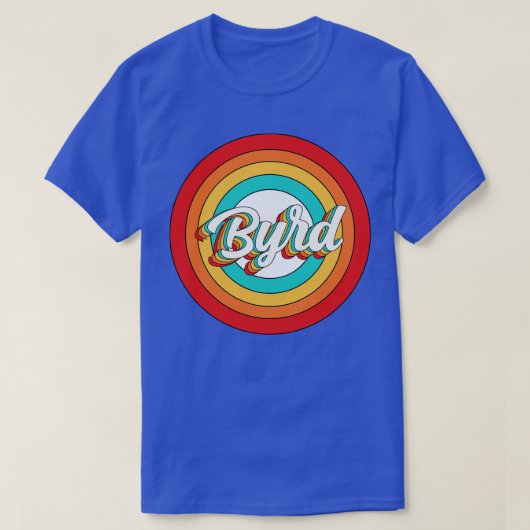 Byrd naam Shirt  Byrd Circle (Design voorkant)