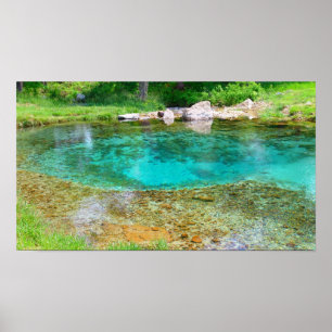 Byrds Mill Spring - Verzadigde kleur Poster