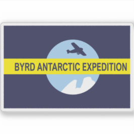 Byrd's Tweede Antarctische Expeditie Vlag variant Sticker