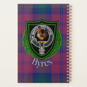 Byres Schotse Clan Tartan & Wapen Planner (Achterkant)