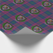 Byres Scottish Clan Tartan & Crest Cadeaupapier (Hoek)