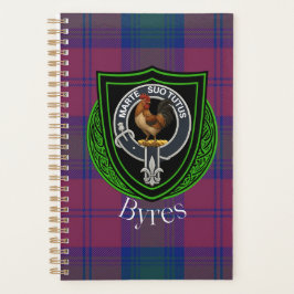 Byres Scottish Clan Tartan & Crest Planner