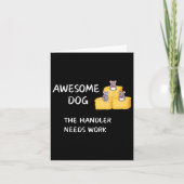 Byrn Hunt - Coffee - Geweldige hondengeleider heef Kaart (Voorkant)