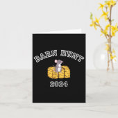 Byrn Hunt Lover - RN Hunt 2024 met Schattigee rat  Kaart (Gele Bloem)