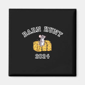 Byrn Hunt Lover - RN Hunt 2024 met Schattigee rat  Magneet (Voorkant)