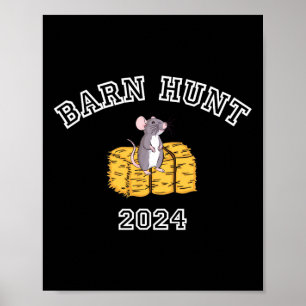 Byrn Hunt Lover - RN Hunt 2024 met Schattigee rat  Poster