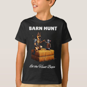 Byrn Hunt Lover - Schattigee krijgerrat en Duitse  T-shirt