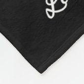 Byrn Hunt Lover - Schattigee krijgerrat en staffor Fleece Deken (Hoek)