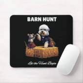 Byrn Hunt Lover - Schattigee Rat en Dandie Dinmont Muismat (Met muis)