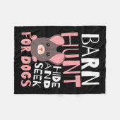 Byrn Hunt Verbergen en zoeken Ontwerp Rn Hunt Fleece Deken (Voorkant (Horizontaal))