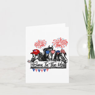 BYRN in de Verenigde Staten Paarden Grappig Paard  Kaart