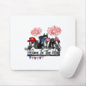 BYRN in de Verenigde Staten Paarden Grappig Paard  Muismat (Met muis)