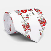 BYRNE FAMILIE CREST - BYRNE - WAPENKAT STROPDAS (Opgerold)