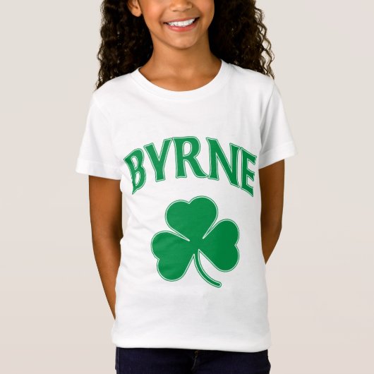 Byrne Irish Shamrock T-shirt (Voorkant)