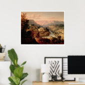 Byrnes Ferry op de Stanislaus (0707A) Poster (Thuiskantoor)