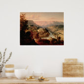 Byrnes Ferry op de Stanislaus (0707A) Poster (Keuken)