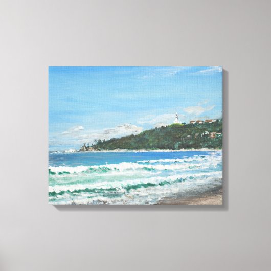 Byron Bay Australia. 27-11-1998 Canvas Afdruk (Voorkant)