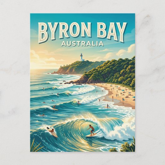Byron Bay Australië Briefkaart (Voorkant)