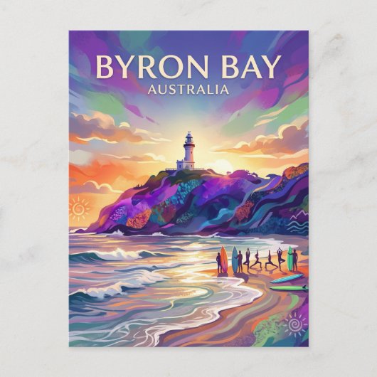 Byron Bay Australië Briefkaart (Voorkant)