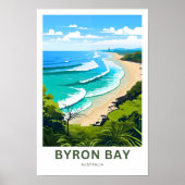 Byron Bay Australië Reisprint Poster (Voorkant)