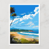 Byron Bay Australië Reizen Illustratie Briefkaart (Voorkant)