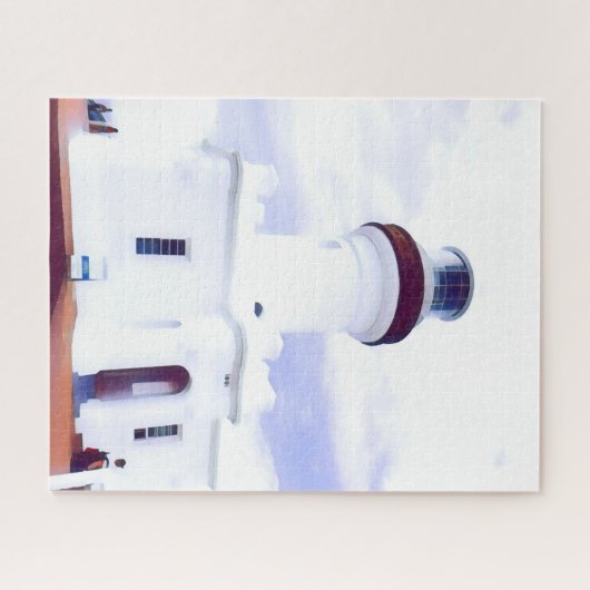 Byron Bay Australië vuurtoren uitdagend Legpuzzel (Horizontaal)