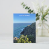 Byron Bay Australië zee uitzicht 1 Briefkaart (Staand voorkant)