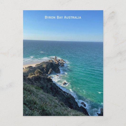 Byron Bay Australië zee uitzicht 2 Briefkaart (Voorkant)