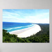 Byron Bay Beach Uitzicht Poster (Voorkant)