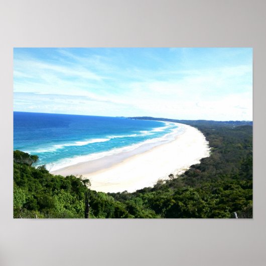 Byron Bay Beach Uitzicht Poster (Voorkant)