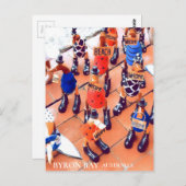 Byron Bay eigenzinnige stad NSW Australië Briefkaart (Voorkant / Achterkant)