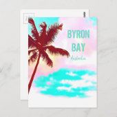 Byron bay Hippie palmboom Australië Briefkaart (Voorkant / Achterkant)
