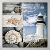 Byron Bay Lighthouse Poster (Voorkant)