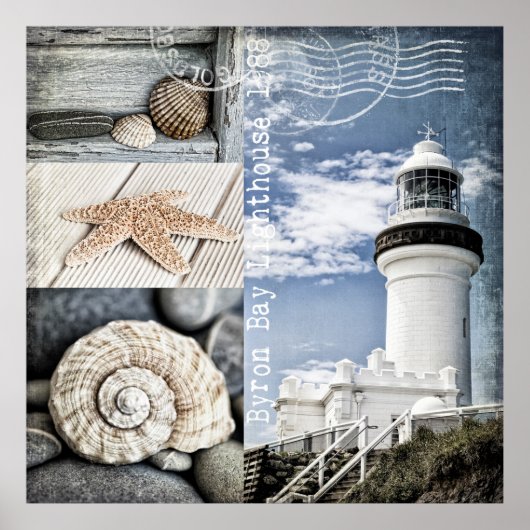 Byron Bay Lighthouse Poster (Voorkant)