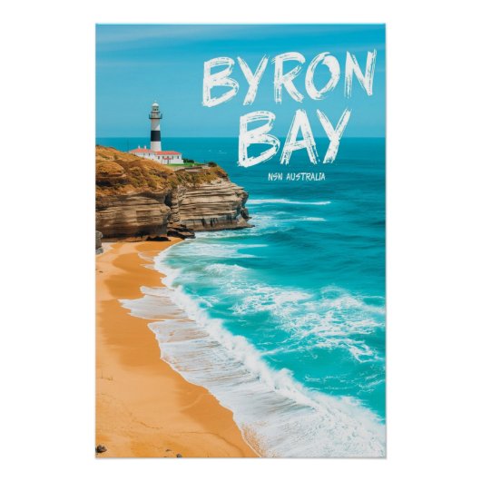 Byron Bay NSW Australia Perfect Poster (Voorkant)