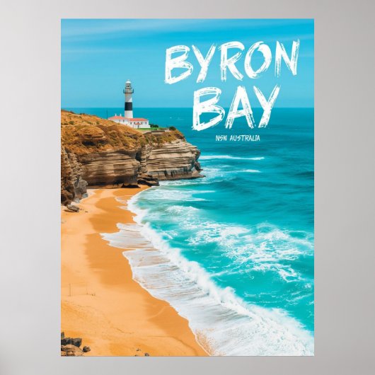 Byron Bay NSW Australia Poster (Voorkant)