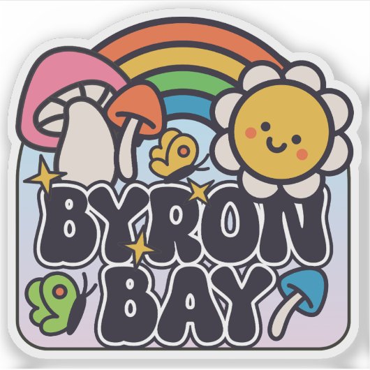 Byron Bay, NSW Australië Sticker (Voorkant)