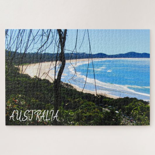 byron bay strand australia legpuzzel (Horizontaal)