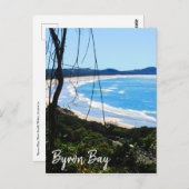 byron bay strandblauw briefkaart (Voorkant / Achterkant)