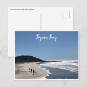 byron bay surf australia briefkaart (Voorkant / Achterkant)