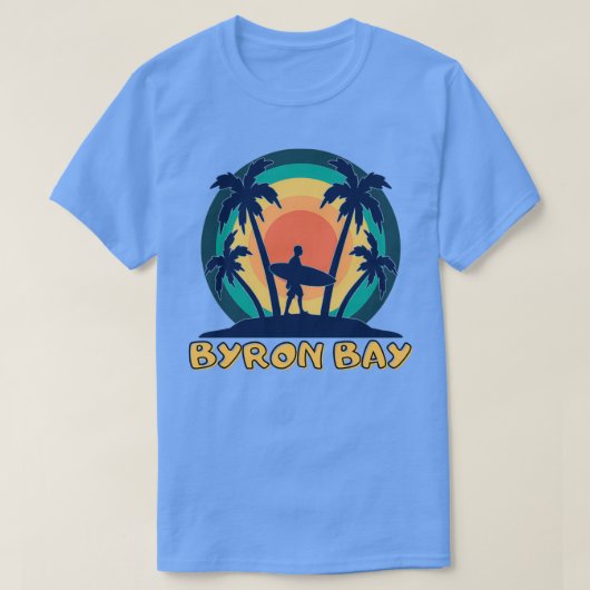 byron bay surf BeachT T-shirt (Design voorkant)