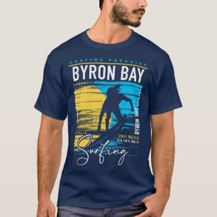 Byron Bay Surfen Graphic Retro Surfen Su T-shirt
