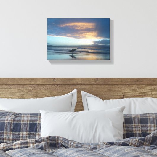 Byron Beauty verpakt canvas print (Insitu (Slaapkamer))
