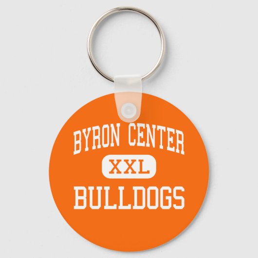 Byron Center - Bulldogs - High - Byron Center Sleutelhanger (Voorkant)