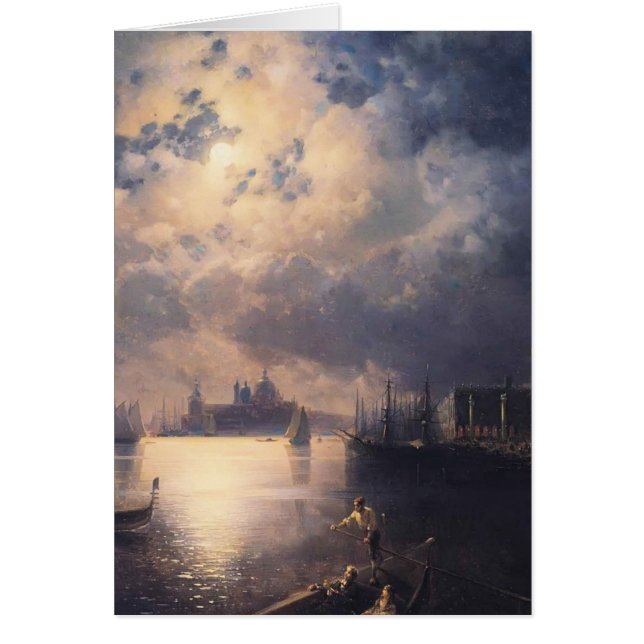 Byron in Venetië door Ivan Aivazovsky (Voorkant)