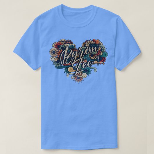 Byron Lee VIGNETTE KLEUR T-shirt (Design voorkant)