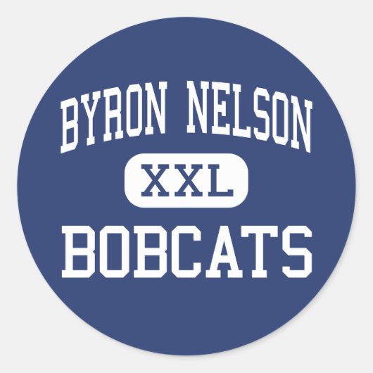 Byron Nelson - Bobcats - High - Trophy Club Nederl Ronde Sticker (Voorkant)