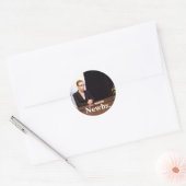 Byron, Newbs. Ronde Sticker (Envelop)