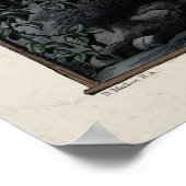 Byron "Ze loopt in schoonheid" Victoriaans art 17x Poster (Hoek)